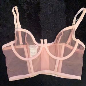 Pink Sheer Bustier